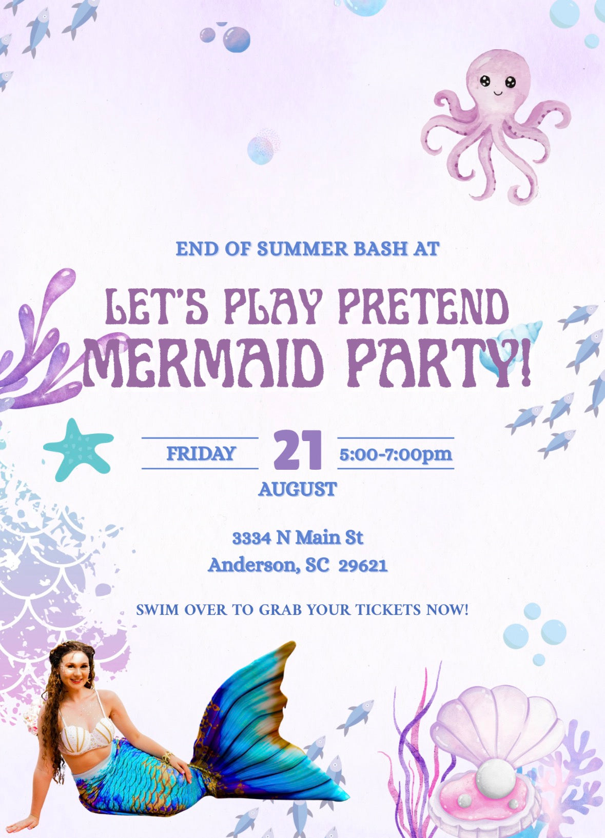 End Of Summer Mermaid Bash